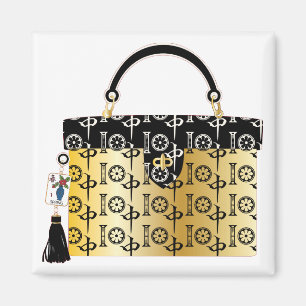 Imã Mah Jongg Purse Magnet