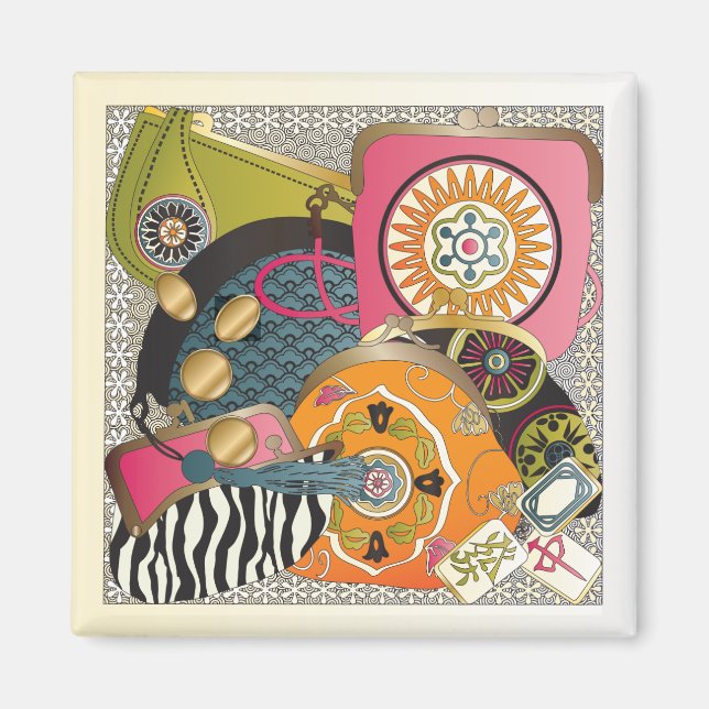 Imã Mah Jongg Purses (Frente)