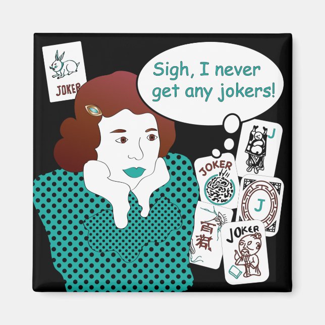 Imã Mah Jongg Sayings Jokers (Frente)