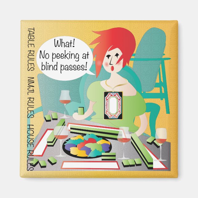 Imã Mah Jongg Sayings Pass (Frente)