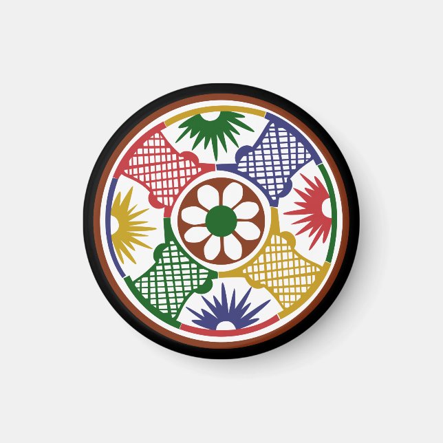 Imã Mah Jongg Um Círculo (Frente)