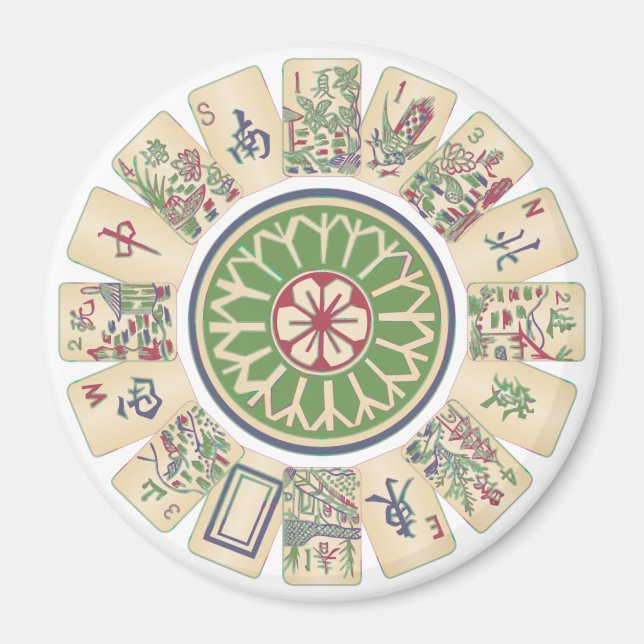 Imã Mah Jongg Um Ponto (Frente)