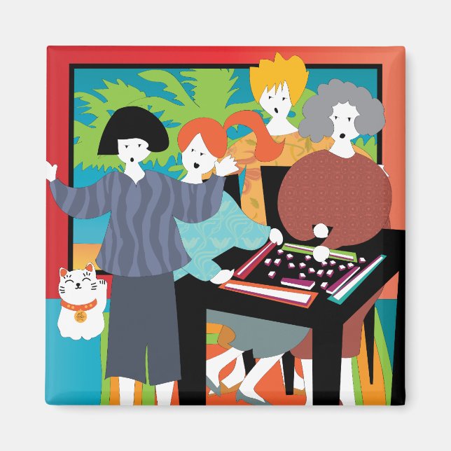 Imã Mah Jongg Winner Magnet (Frente)