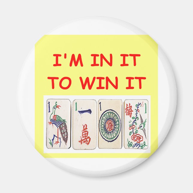 Imã mahjong (Frente)