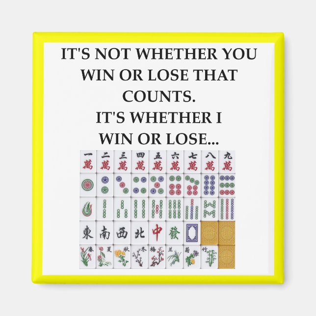 Imã mahjong (Frente)