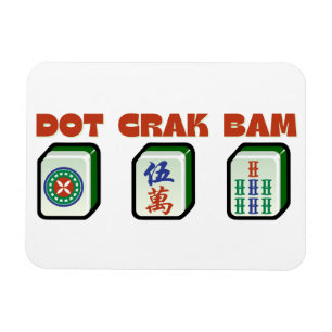 Ímã Mahjong Dot Crak Bam