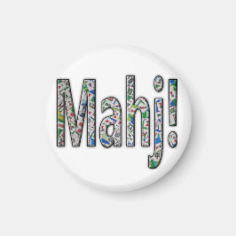 Imã Mahjong Magnet - Mahj!