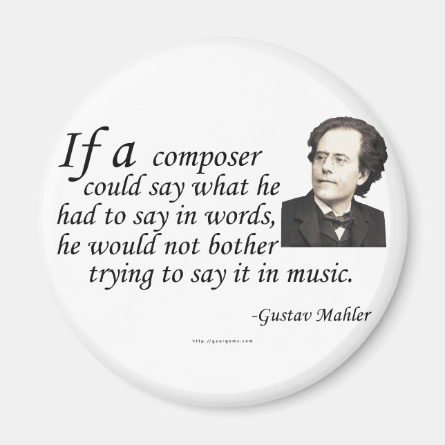 Imã Mahler sobre a composição (Frente)
