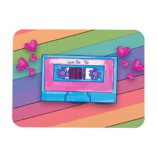 Ímã Maiestosa Mixtape Colorida Música Colorida Retró