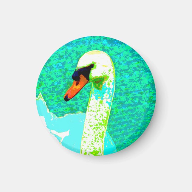 Imã Maiestoso White Swan Head v (Frente)