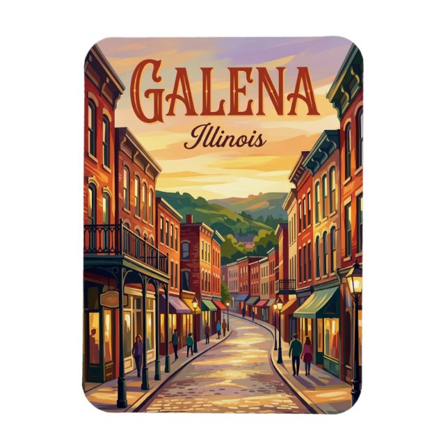 Ímã Main Street, Galena EUA (Vertical)