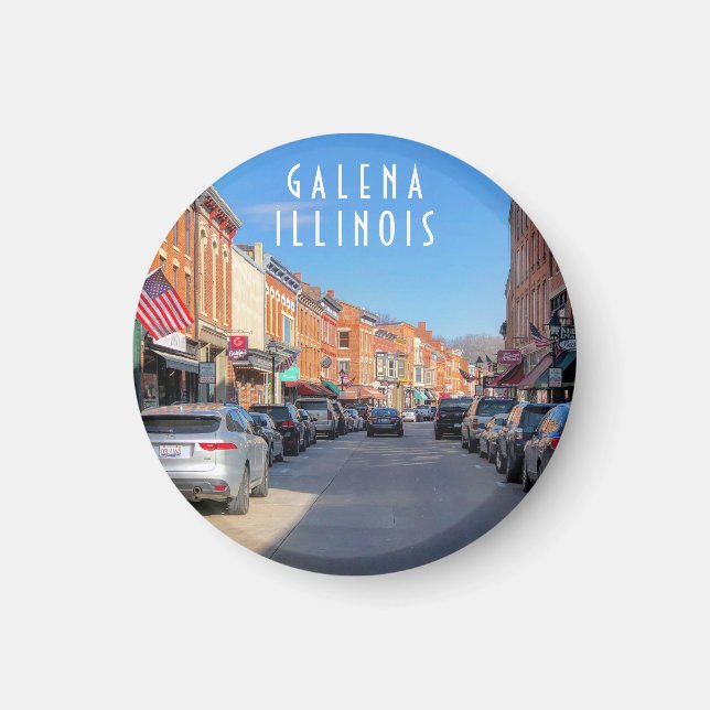 Imã Main Street Galena Illinois (Frente)