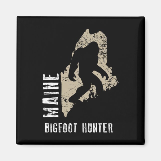 Imã Maine Bigfoot Hunter (Frente)