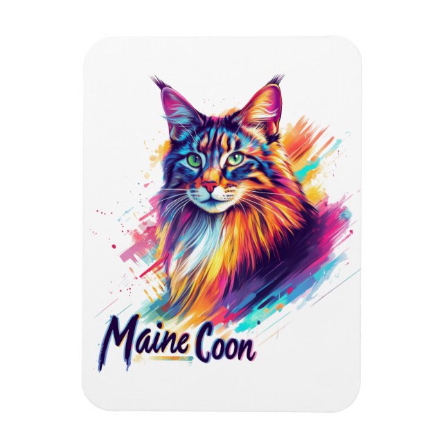 Ímã Maine Coon (Vertical)