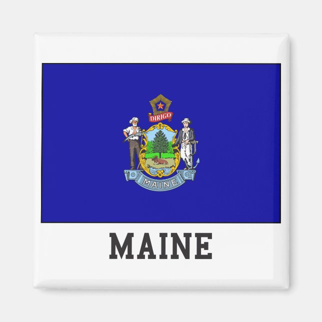 Imã Maine Flag (Frente)