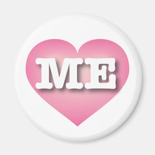 Imã Maine PInk Fade Heart - Big Love