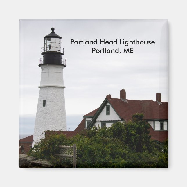 Imã Maine Portland Head Light House Personalizar (Frente)