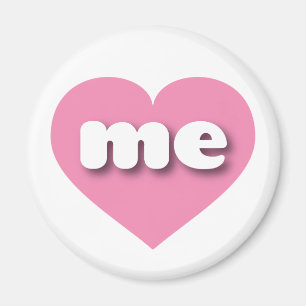 Imã Maine Solid Pink Heart - Amor