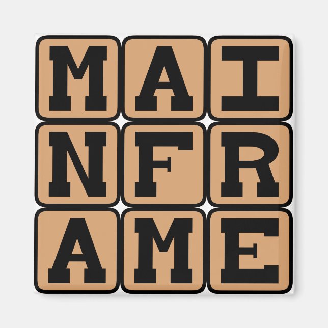 Imã Mainframe, computador grande (Frente)