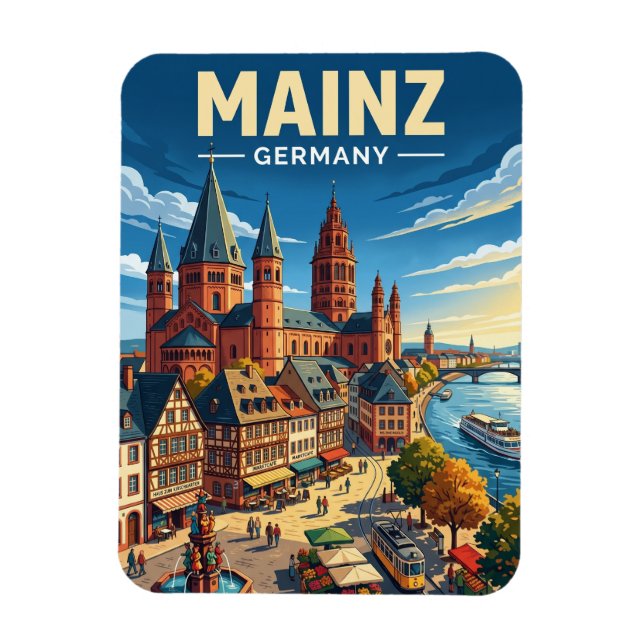 Ímã Mainz Alemanha (Vertical)