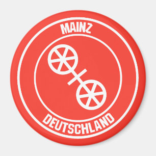 Imã Mainz Round Emblem