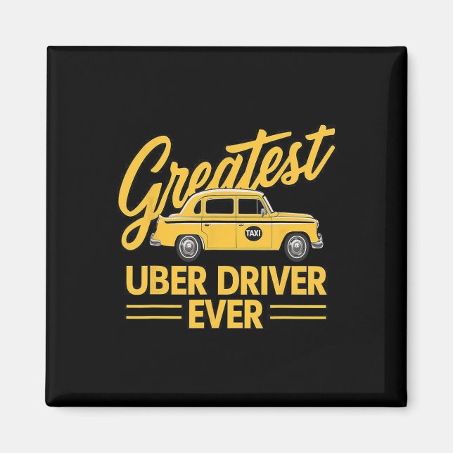 Imã Maior Driver De Uber Engraçado Com Driver De Uber (Frente)