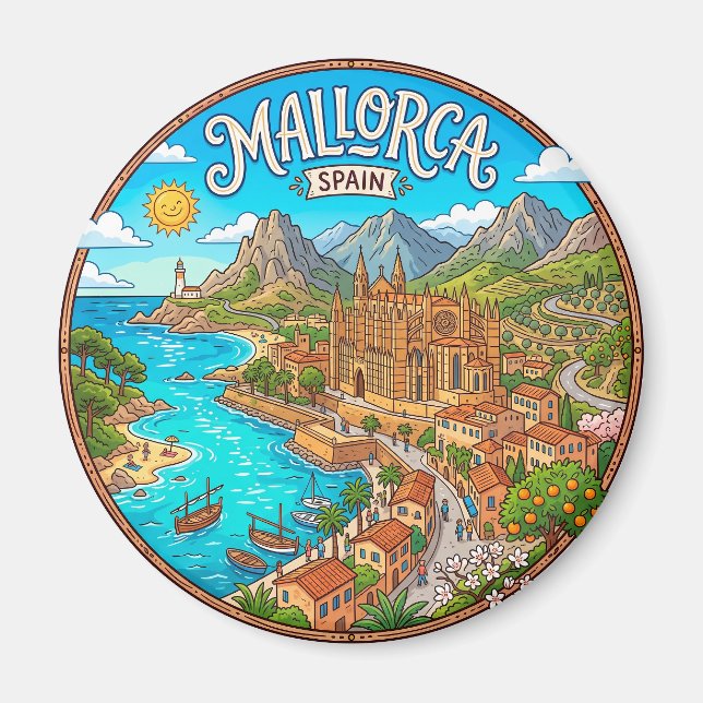 Imã Maiorca Espanha (Frente)