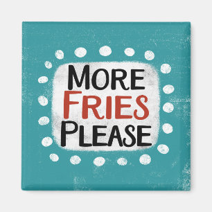 Imã Mais Fries Refrigerador Magnet