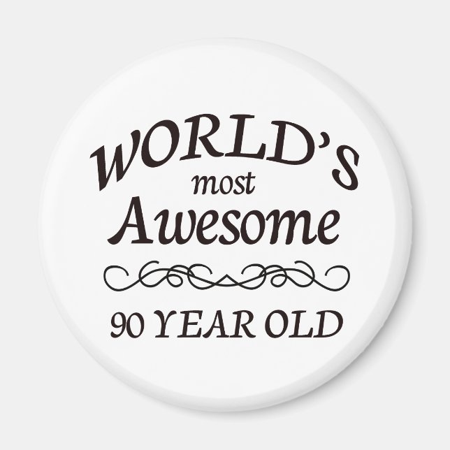 Imã Mais Incrível do Mundo aos 90 Anos (Frente)