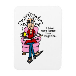 Ímã Mais problemas do que um Humor da Revista