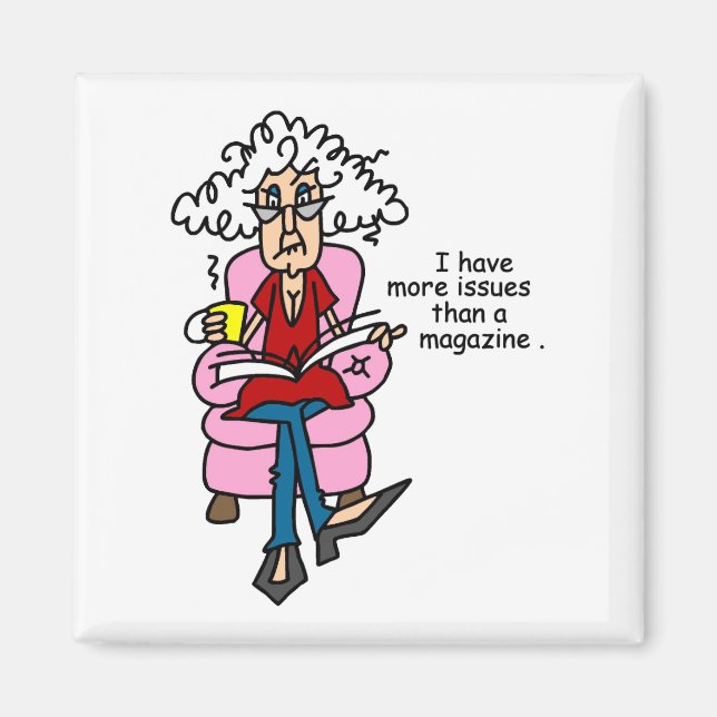 Imã Mais problemas do que um Humor da Revista (Frente)