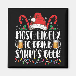 Imã Mais Propenso a Beber a Cerveja do Papai Noel Bebi