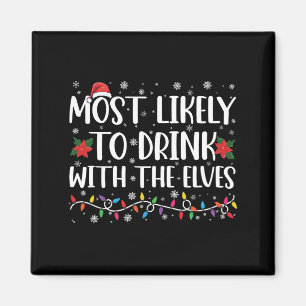 Imã Mais Propenso a Beber Com os Elfos Bebida Elfa
