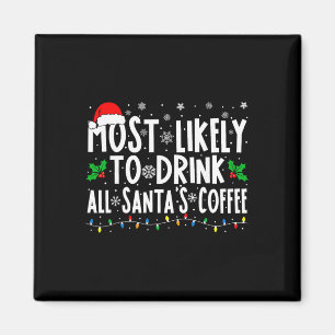 Imã Mais Propenso a Beber Todo o Café do Papai Noel Co