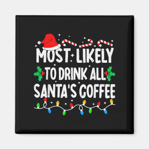 Imã Mais Propenso a Beber Todo o Café do Papai Noel Co