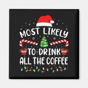 Imã Mais Propenso a Beber Todo o Café do Papai Noel Fa
