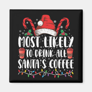 Imã Mais Propenso a Beber Todo o Café do Papai Noel Na