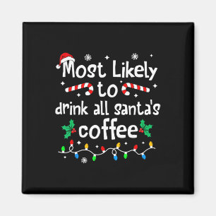 Imã Mais Propenso a Beber Todo o Café do Papai Noel Na