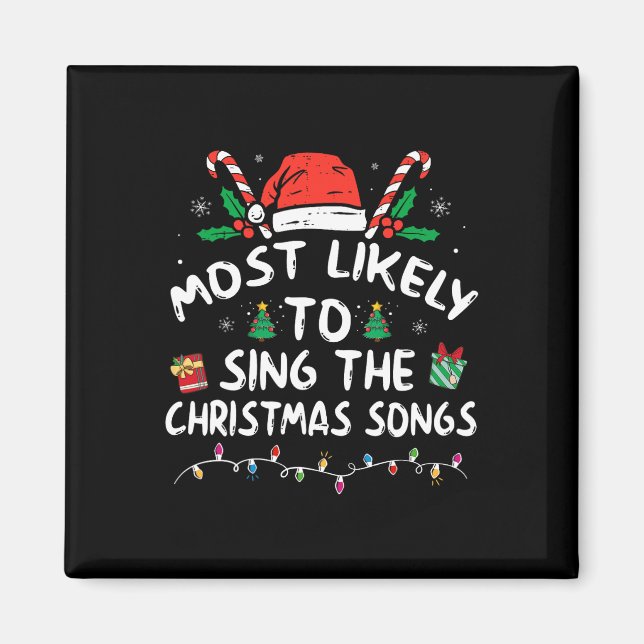 Imã Mais Propenso a Cantar as Músicas de Natal  (Frente)
