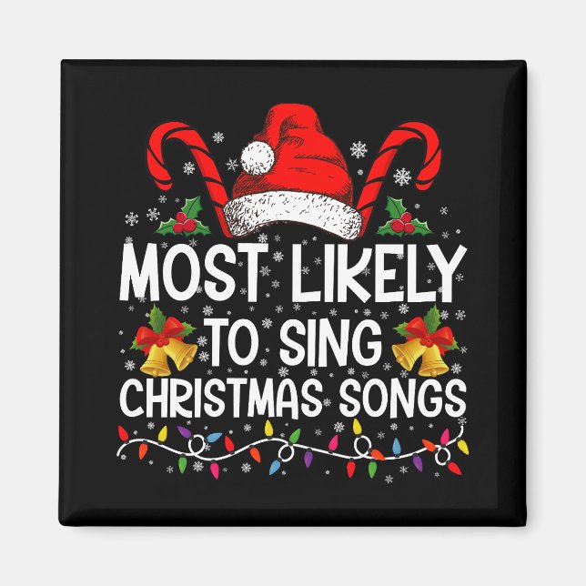 Imã Mais Propenso a Cantar Músicas de Natal (Frente)