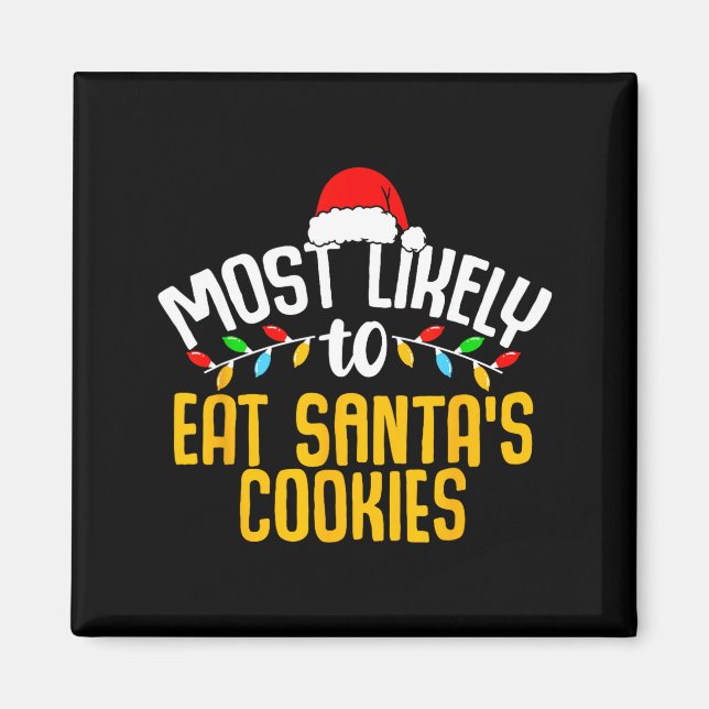 Imã Mais Propenso a Comer os Biscoitos do Papai Noel D (Frente)