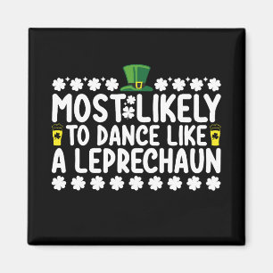 Imã Mais Propenso a Dançar Como Um Duende St Patricks