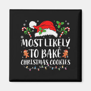 Imã Mais Propenso a Fazer Biscoitos de Natal Família P