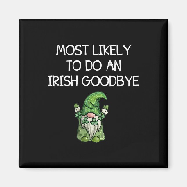 Imã Mais Propenso a Fazer um Adeus Irlandês Engraçado  (Frente)