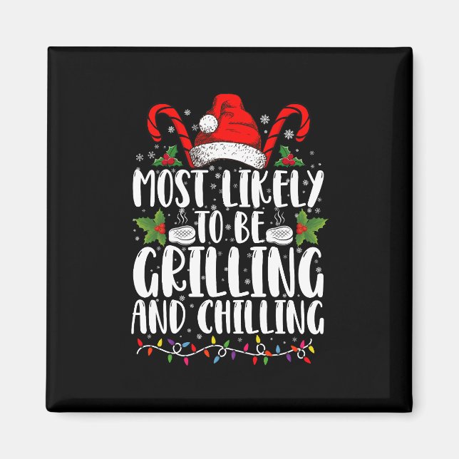 Imã Mais Propenso a Grelhar e Esfriar o Natal (Frente)