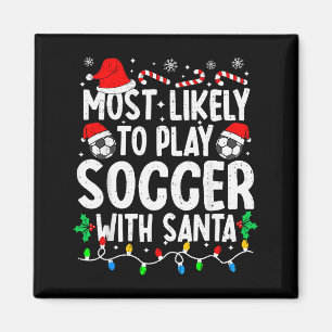 Imã Mais Propenso a Jogar Futebol com o Papai Noel Cor