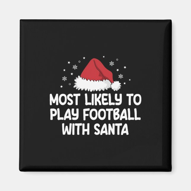 Imã Mais Propenso a Jogar Futebol com Papai Noel (Frente)
