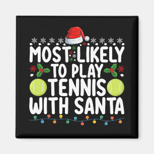 Imã Mais Propenso a Jogar Ténis com o Natal de Papai N