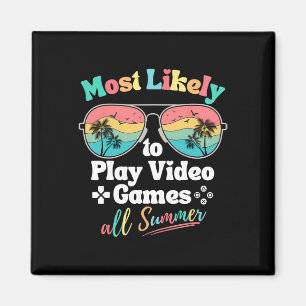 Imã Mais Propenso a Jogar Video Games Todo Verão Camis