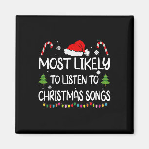 Imã Mais Propenso a Ouvir Músicas de Natal Família Ma